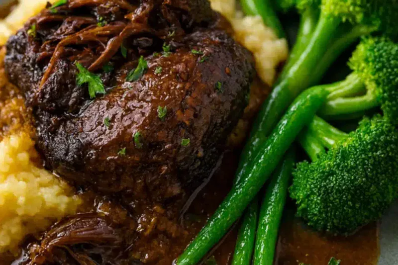 Slow Cooked Beef Cheeks recipe