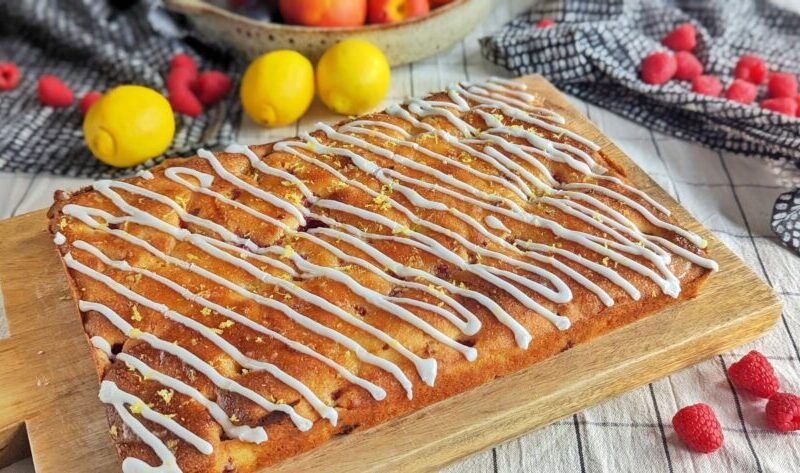 Gluten Free Raspberry & Lemon Drizzle